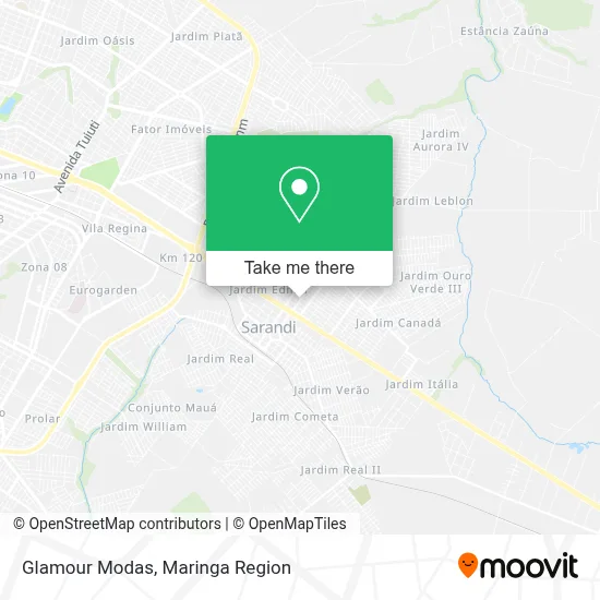 Glamour Modas map