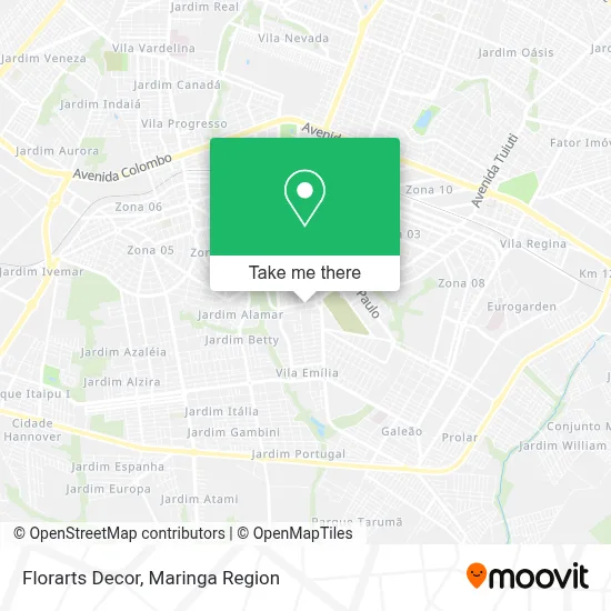 Florarts Decor map