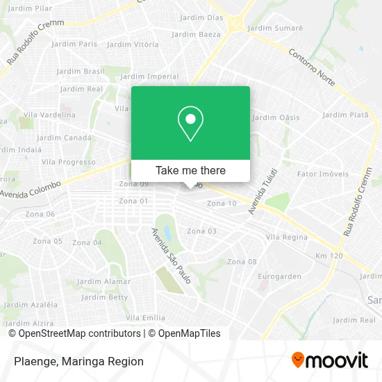 Plaenge map