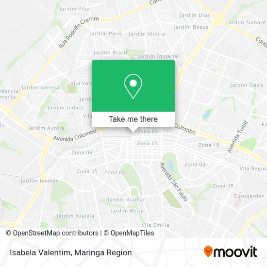 Isabela Valentim map