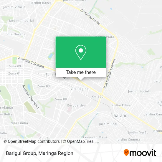 Barigui Group map