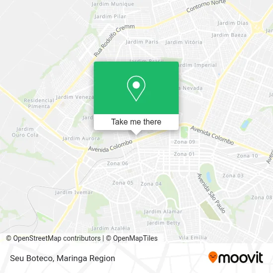 Seu Boteco map