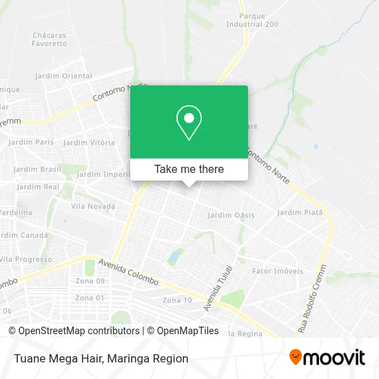 Tuane Mega Hair map