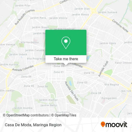 Casa De Moda map