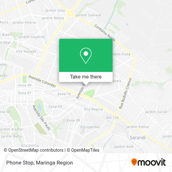 Phone Stop map