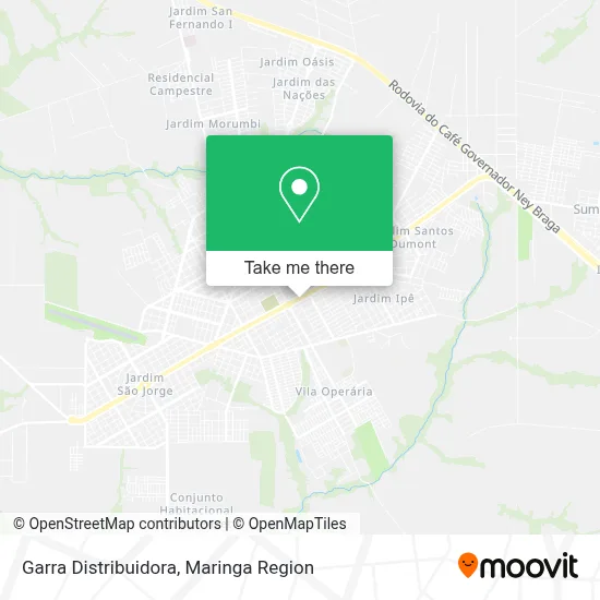 Garra Distribuidora map