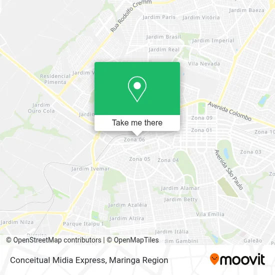 Conceitual Midia Express map