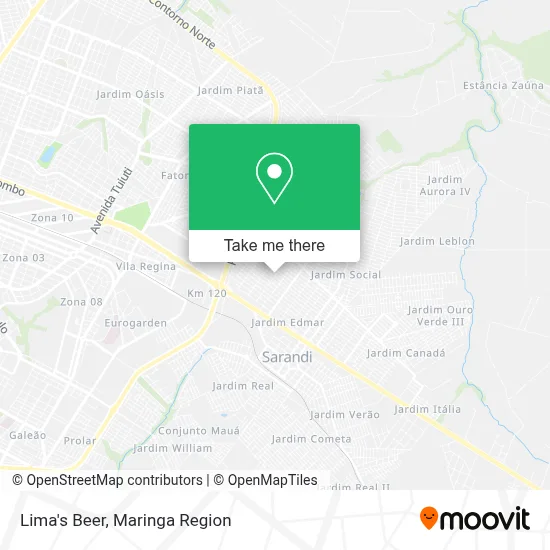 Lima's Beer map