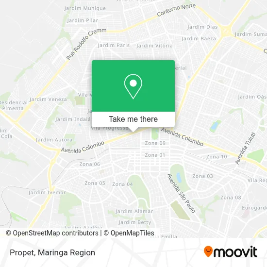 Propet map