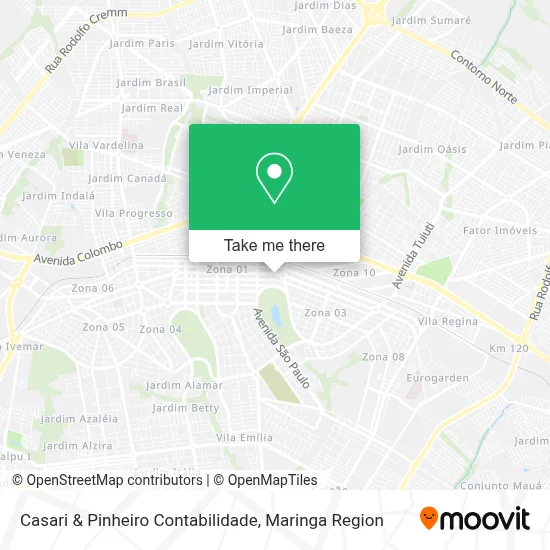 Casari & Pinheiro Contabilidade map