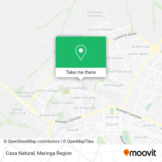 Casa Natural map
