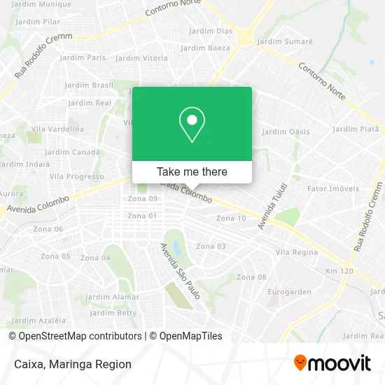 Caixa map