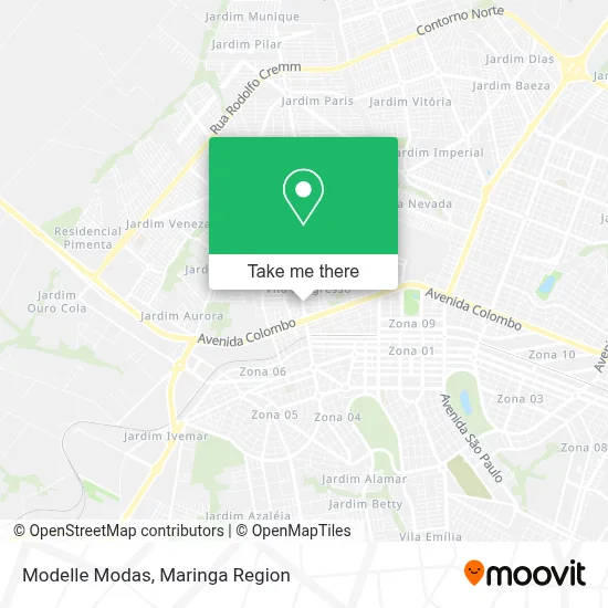 Modelle Modas map