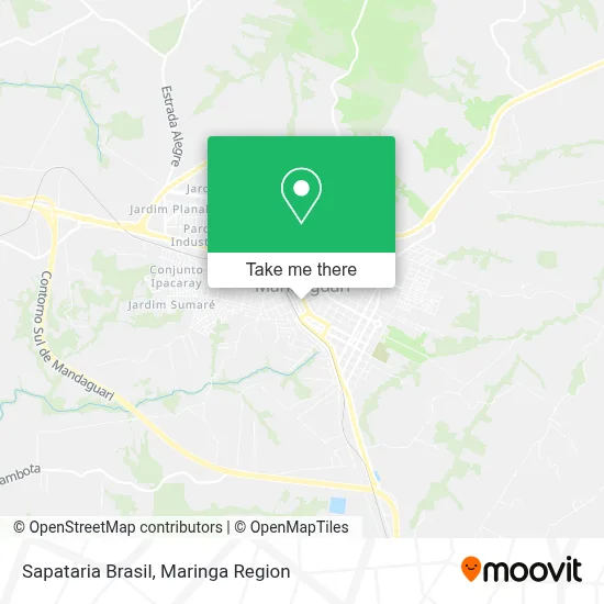 Sapataria Brasil map