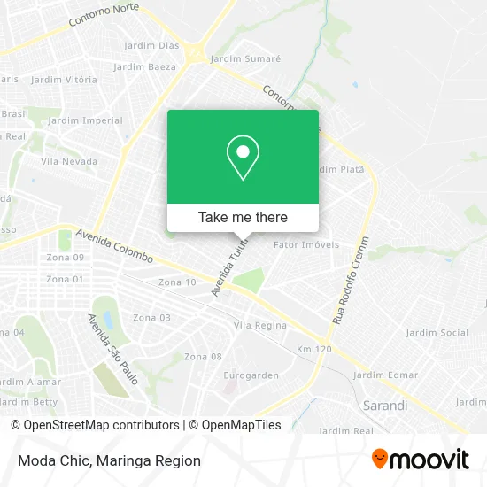Moda Chic map
