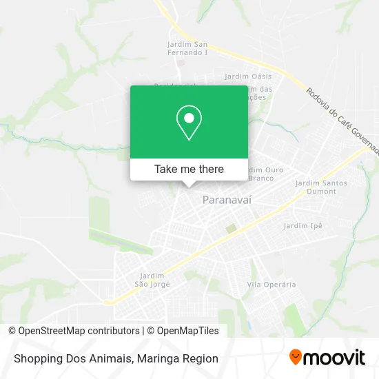 Shopping Dos Animais map