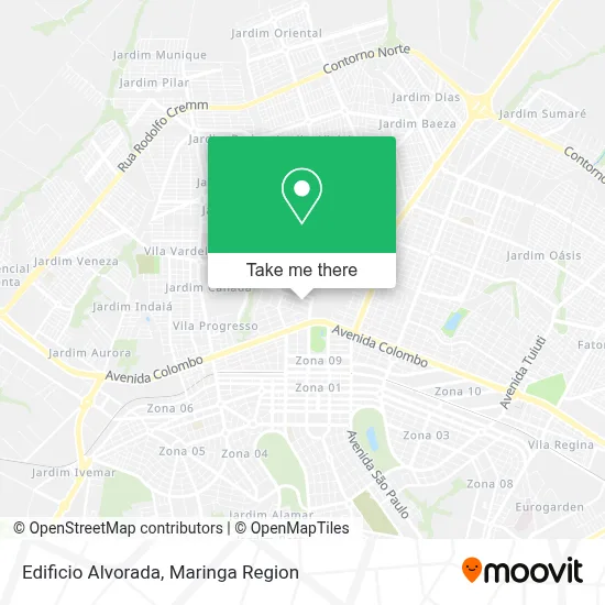 Edificio Alvorada map