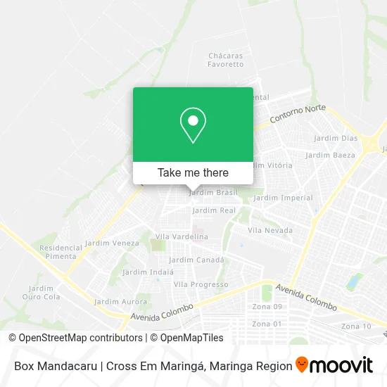 Box Mandacaru | Cross Em Maringá map