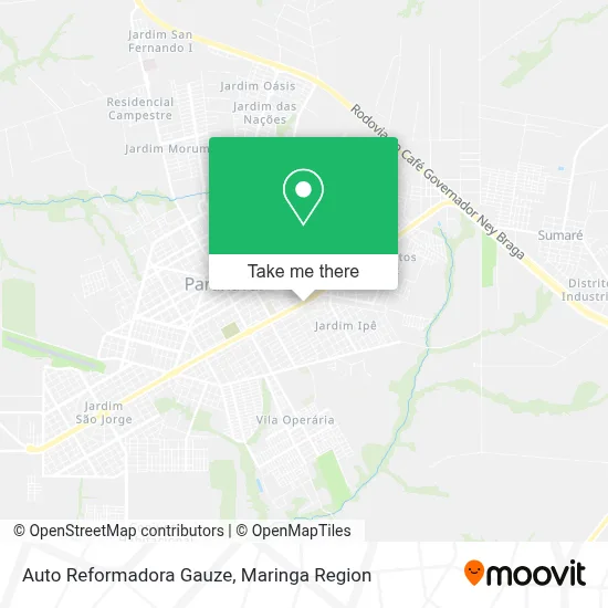 Auto Reformadora Gauze map