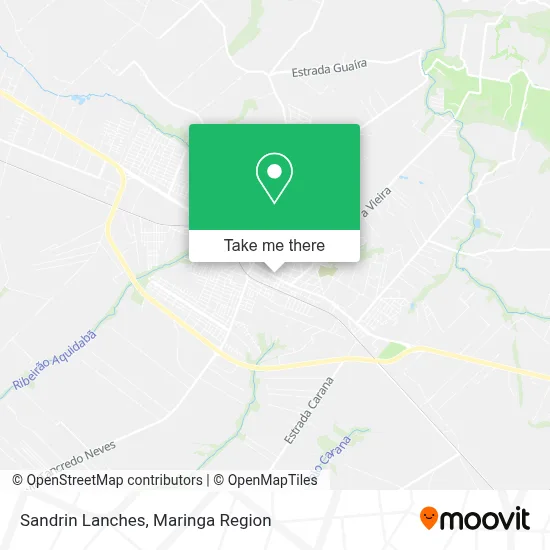 Sandrin Lanches map