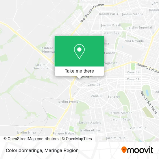 Coloridomaringa map