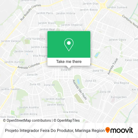 Projeto Integrador Feira Do Produtor map