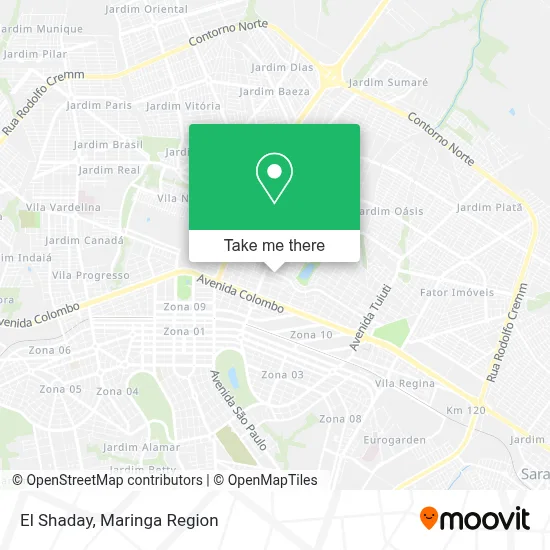 El Shaday map