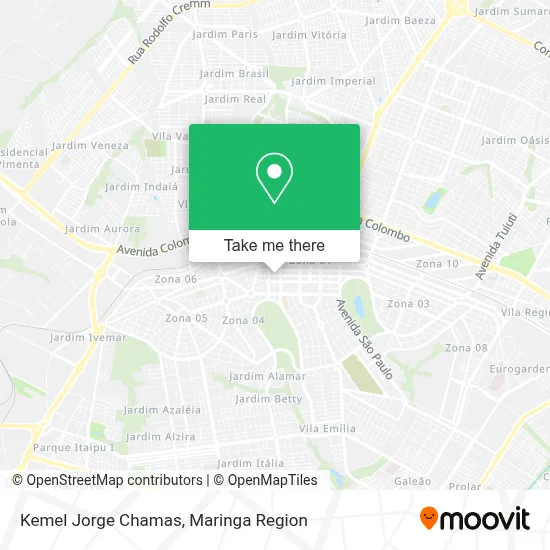Kemel Jorge Chamas map