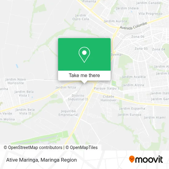 Ative Maringa map