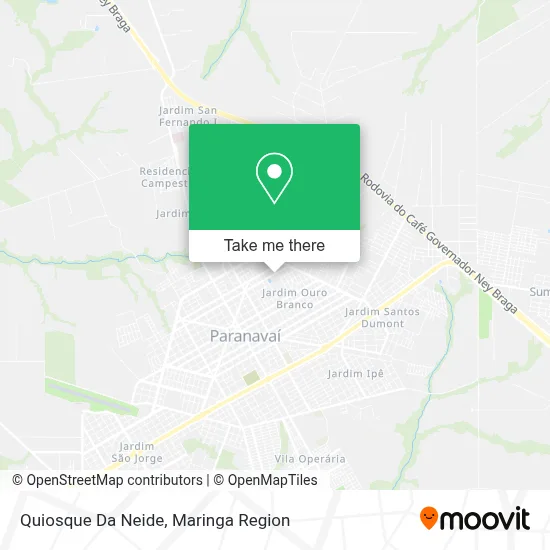 Quiosque Da Neide map