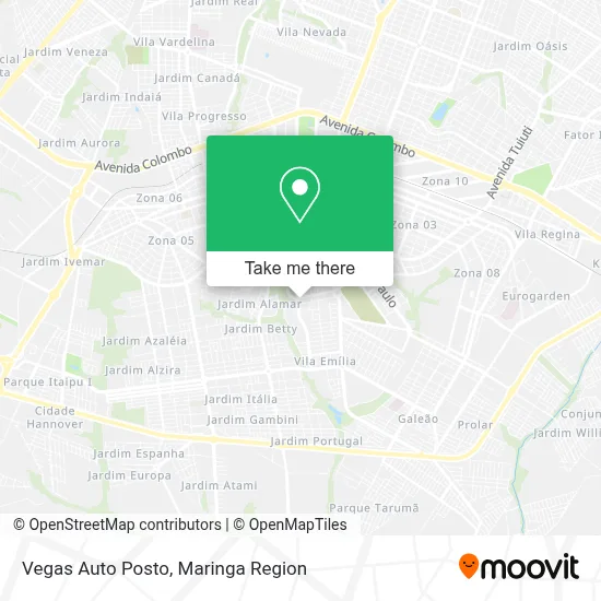 Vegas Auto Posto map