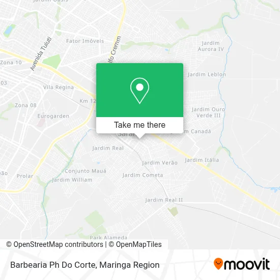 Barbearia Ph Do Corte map