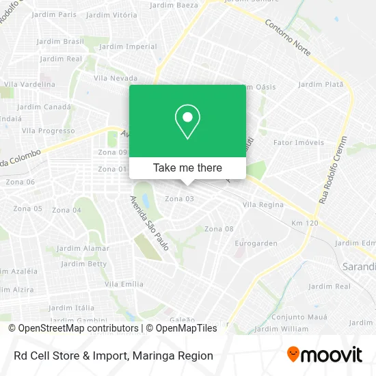 Rd Cell Store & Import map