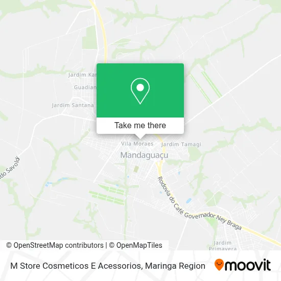 M Store Cosmeticos E Acessorios map