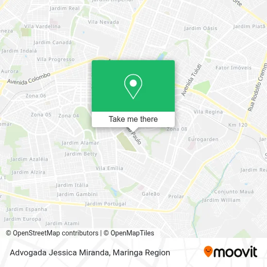 Advogada Jessica Miranda map