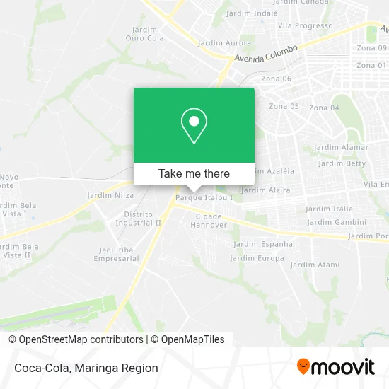 Coca-Cola map