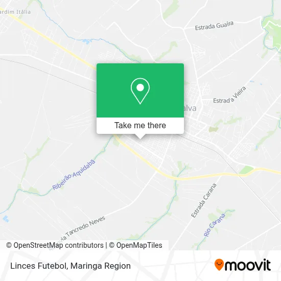 Linces Futebol map