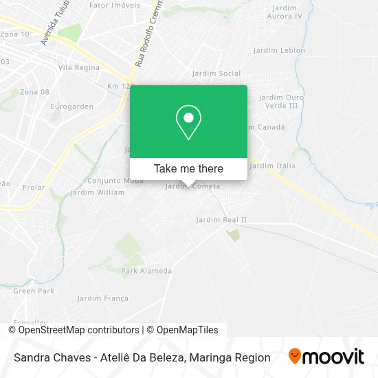 Sandra Chaves - Ateliê Da Beleza map