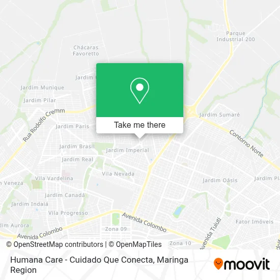 Humana Care - Cuidado Que Conecta map