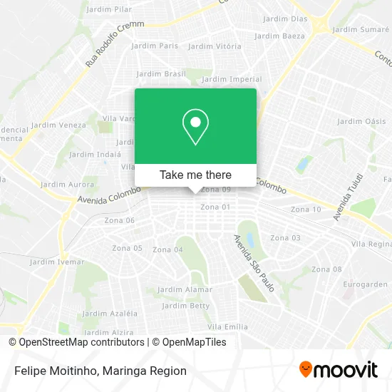 Felipe Moitinho map