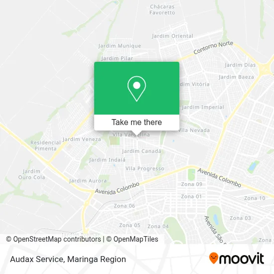 Audax Service map
