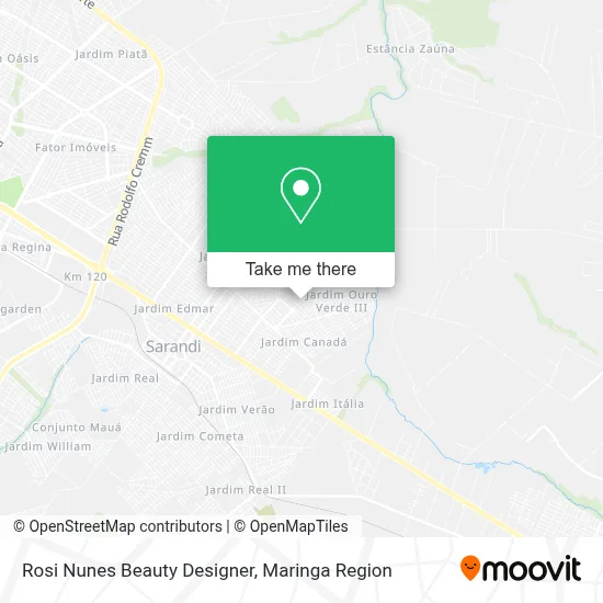 Rosi Nunes Beauty Designer map