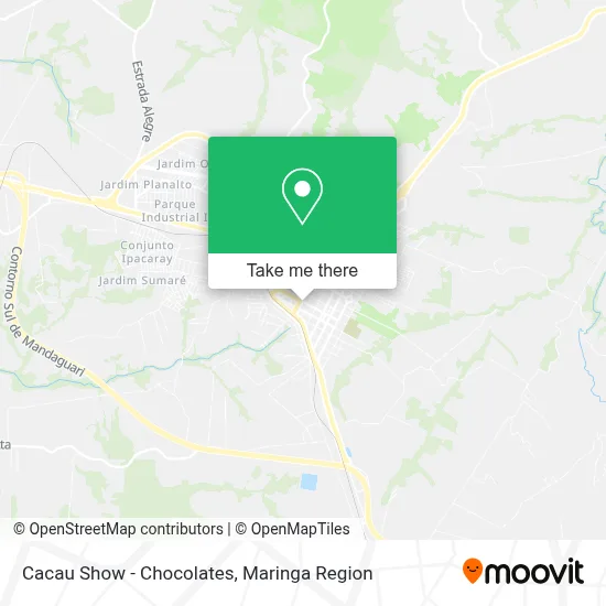 Cacau Show - Chocolates map
