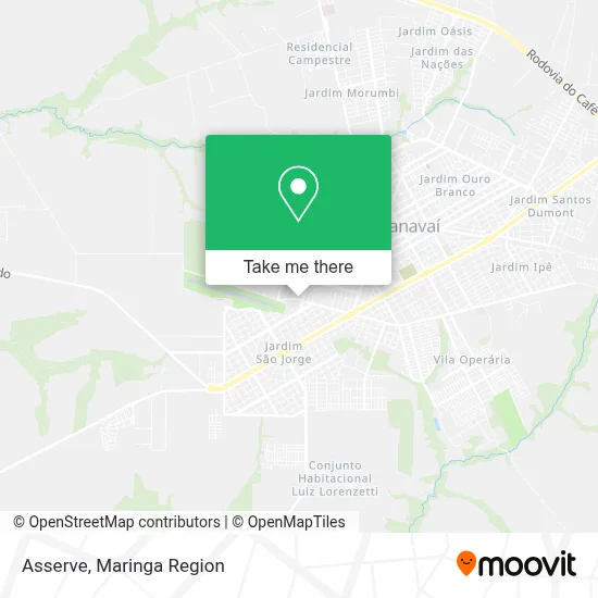 Asserve map
