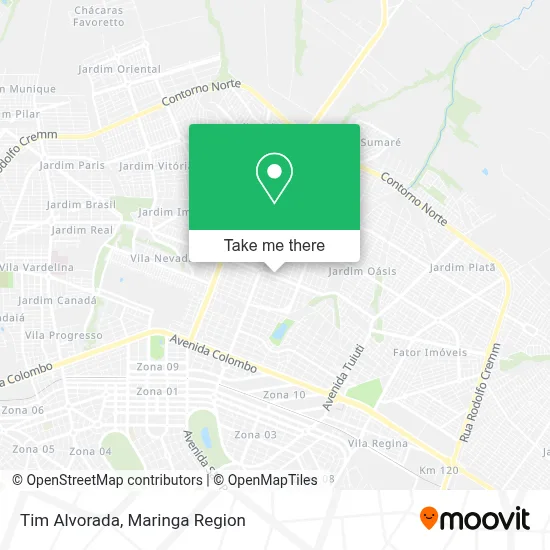 Tim Alvorada map