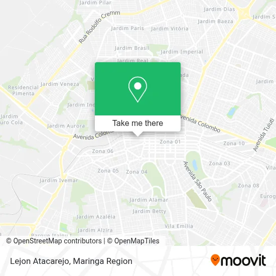 Lejon Atacarejo map