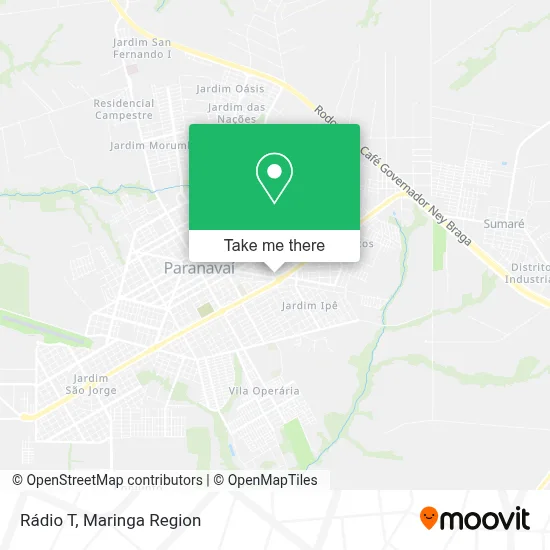 Rádio T map