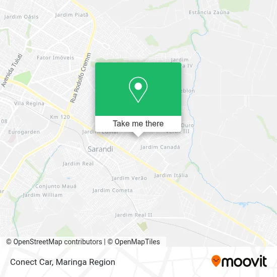 Conect Car map