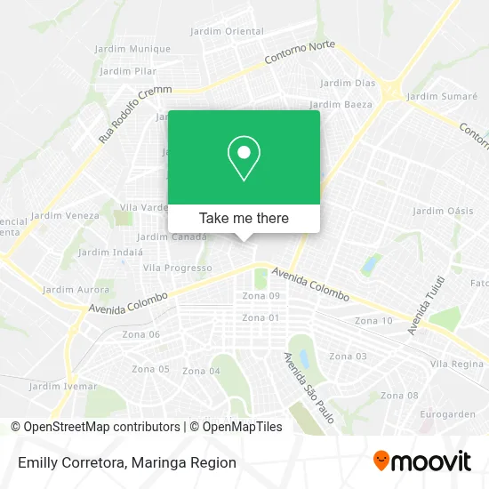 Emilly Corretora map