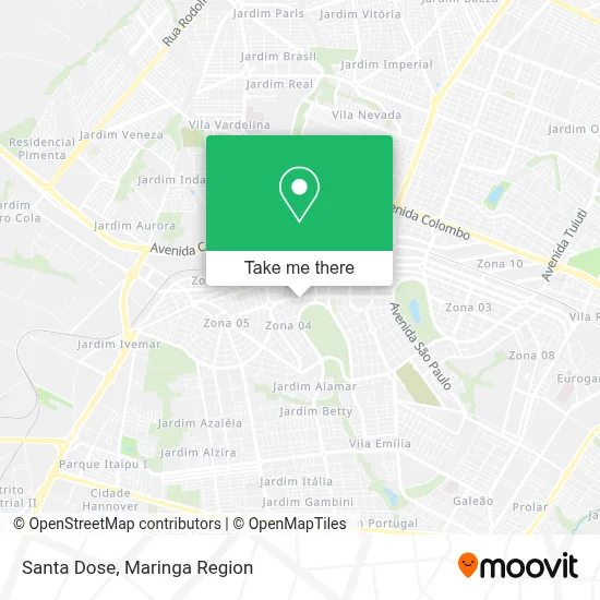 Santa Dose map